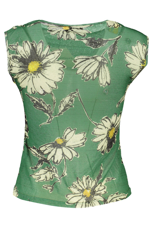 DESIGUAL ZIELONY damski top bez rękawów