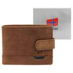 Skórzany męski portfel Nordee HJORT N992L