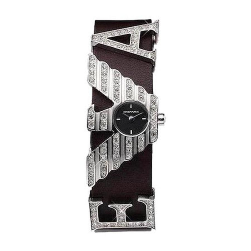 Zegarek ARMANI AR5628. Kwarcowy, Kolor czarny. Kobieta.