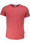 CZERWONY T-SHIRT MĘSKI Z KRÓTKIM RĘKAWEM TOMMY HILFIGER