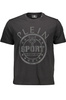 T-SHIRT MĘSKI Z KRÓTKIM RĘKAWEM PLEIN SPORT CZARNY