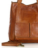 Torebka damska shopper A4 skóra naturalna - MARCO MAZZINI brąz camel
