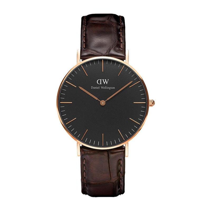 Zegarek DANIEL WELLINGTON DW00100140. Kwarcowy, Kolor czarny. Kobieta.