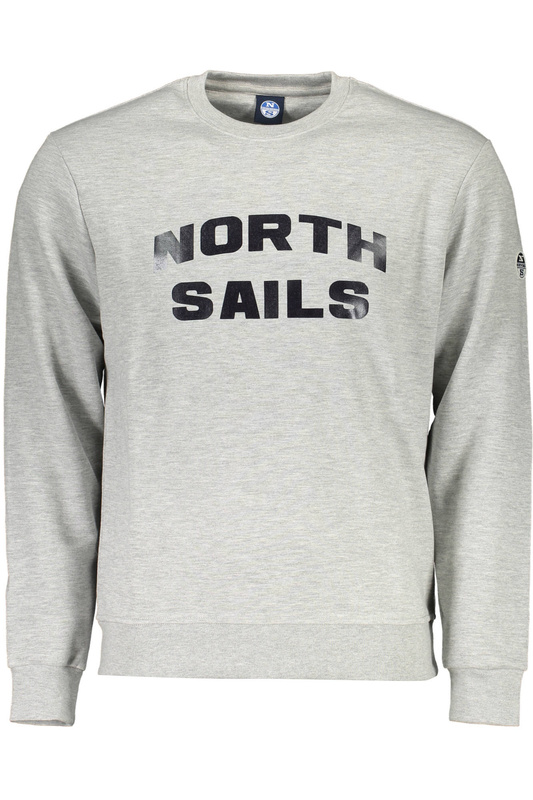 NORTH SAILS MĘSKA BLUZA Z ROZPINANYM TYŁEM SZARA