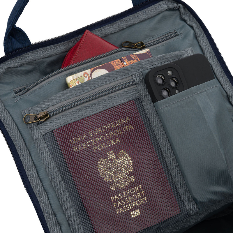 Materiałowy plecak męski Peterson PTN GAMMA