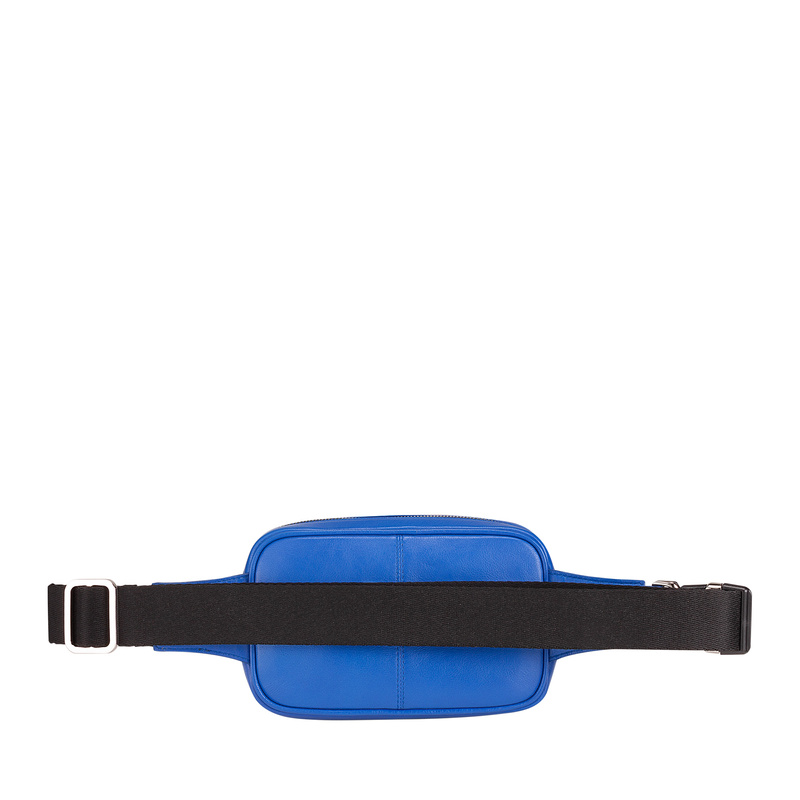 DUDU Leather Bumbag Waist Pouch Fanny Pack dla mężczyzn, modny design, praktyczna torba podróżna z zamkiem błyskawicznym i regulowanym paskiem, uchwyt na smartfona, torba rowerowa na skuter i motocykl