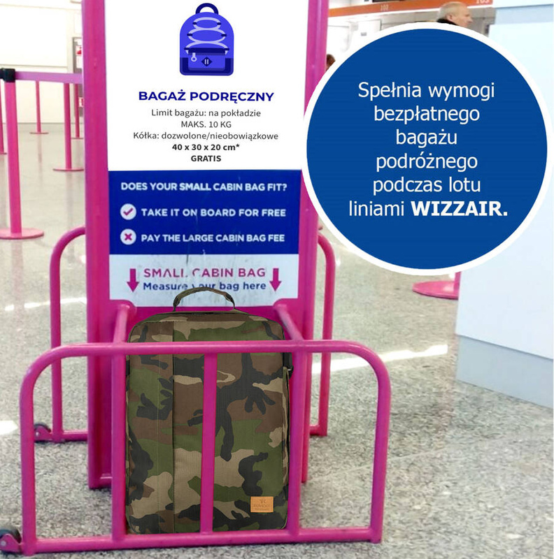 Duży funkcjonalny podróżny plecak marki Rovicky