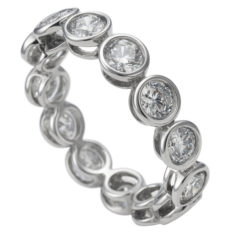 Biżuteria DIAMONFIRE 6112551082160. Pierścionek, Kolor szary. Kobieta.
