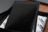 Etui na dokumenty karty czarne skórzane slim Beltimore G95
