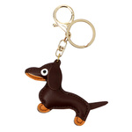 Florence brelok do torebki zawieszka do kluczy pies skóra naturalna