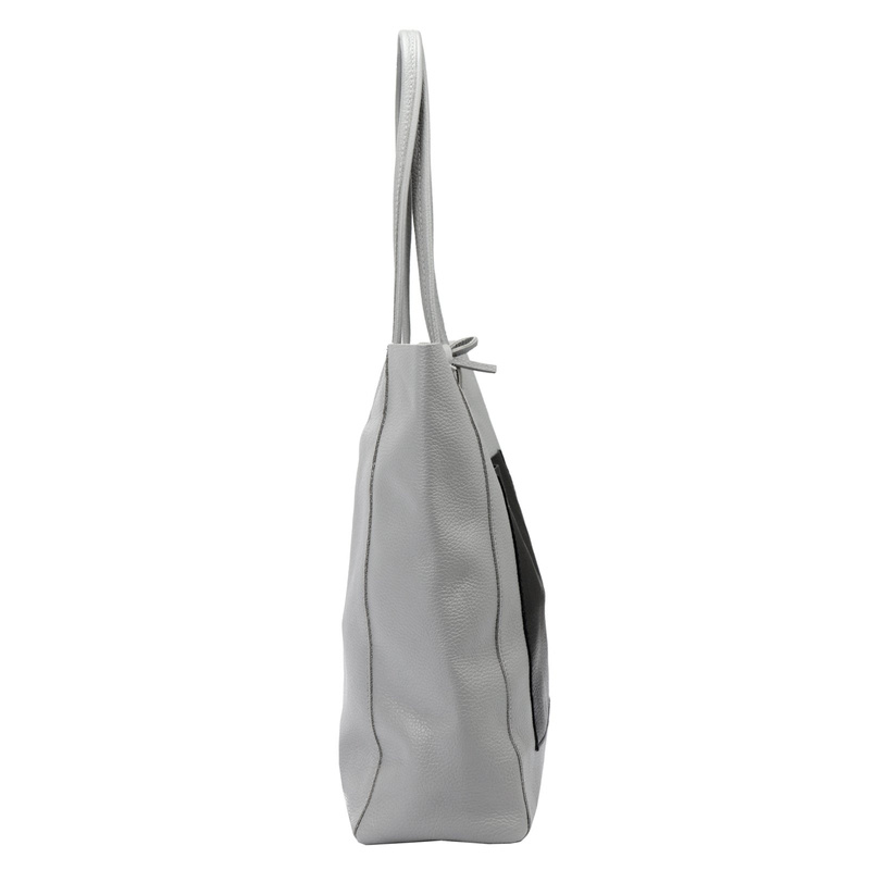 Shopperbag damska skórzana na ramię duża MiaMore