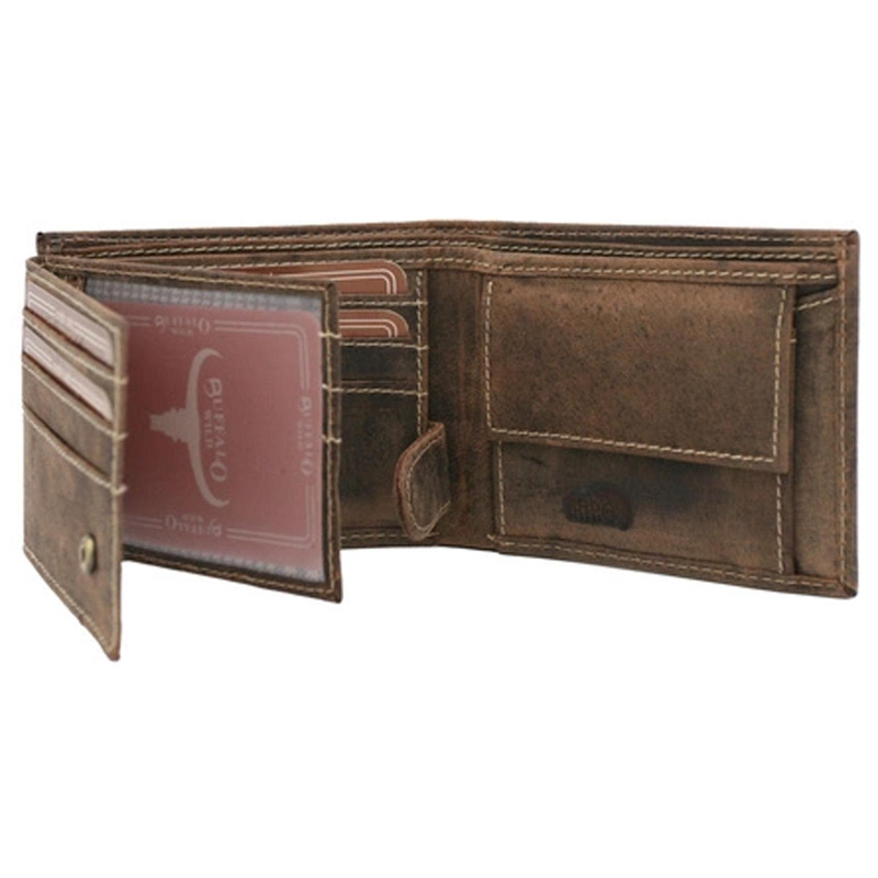 Skórzany męski portfel Wild RM-B-05L-BAW2 RFID