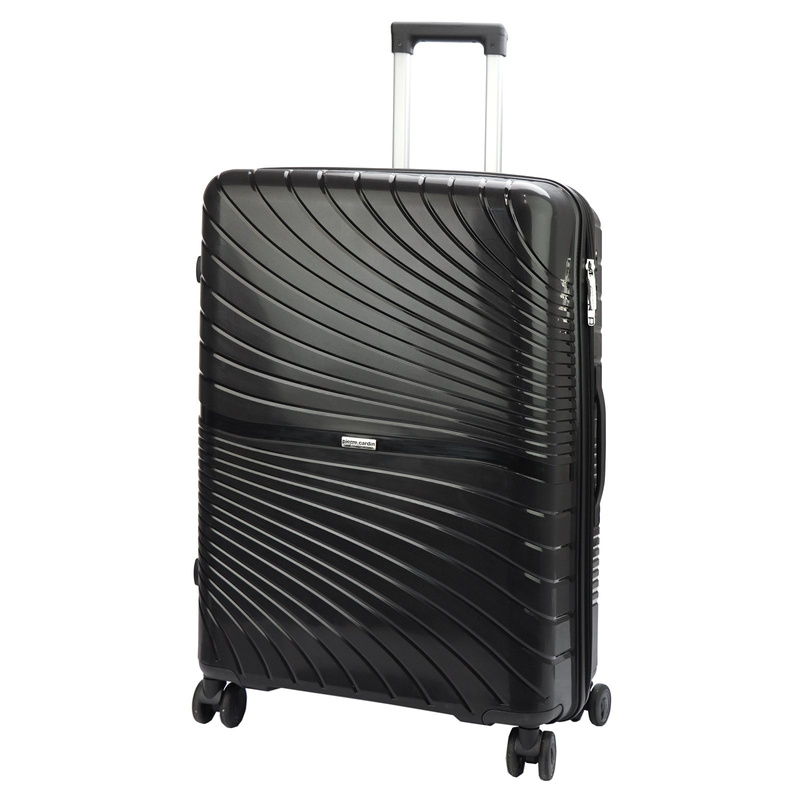 Pierre Cardin trzy walizki zestaw podróżny materiał ABS cztery kółka