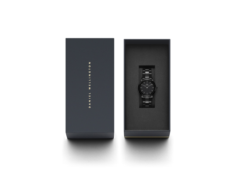 Zegarek DANIEL WELLINGTON DW00100415. Kwarcowy, Kolor czarny. Kobieta.