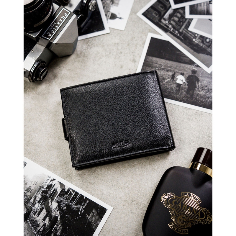 Skórzany męski portfel Peterson PTN N992L-SPDM