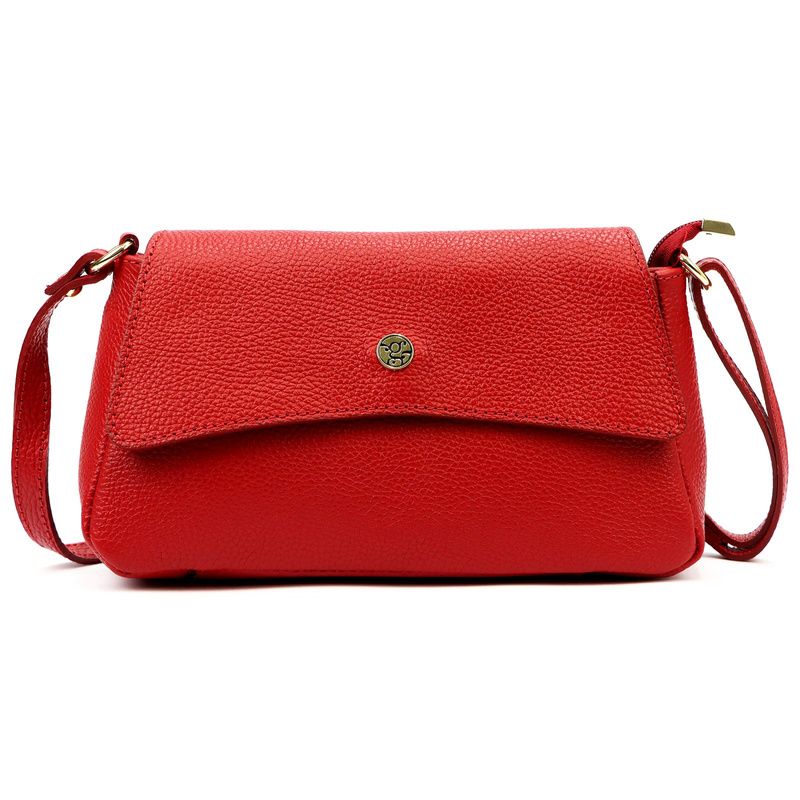 Gregorio damska miejska listonoszka skóra naturalna torebka przez ramię