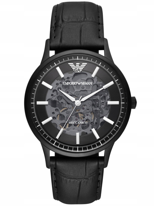 Zegarek męski EMPORIO ARMANI SKELETON AUTOMATIC AR60037 (zi054a)