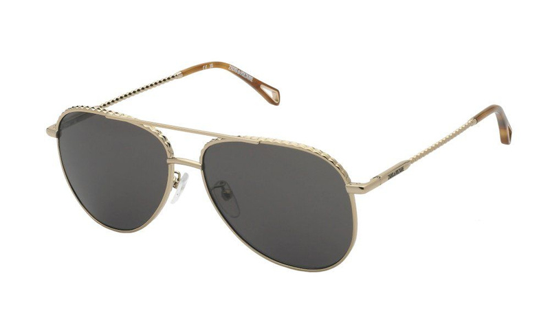 Okulary ZADIG&VOLTAIRE SZV378-580594. Okulary przeciwsłoneczne, Kolor złoty. Mężczyzna.