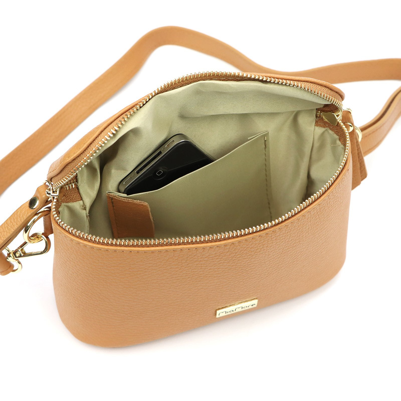 MiaMore Damska nerka saszetka przez ramię skóra naturalna miejska