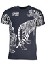 NIEBIESKI T-SHIRT M�SKI Z KR�TKIM R�KAWEM KLASY CAVALLI