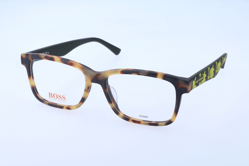 Okulary BOSS BO-0262-F-TBB. Okulary, Kolor brązowy. Mężczyzna.