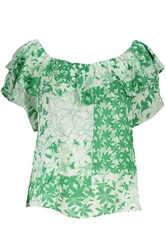 DESIGUAL ZIELONA KOSZULKA DAMSKA Z KR�TKIM R�KAWEM