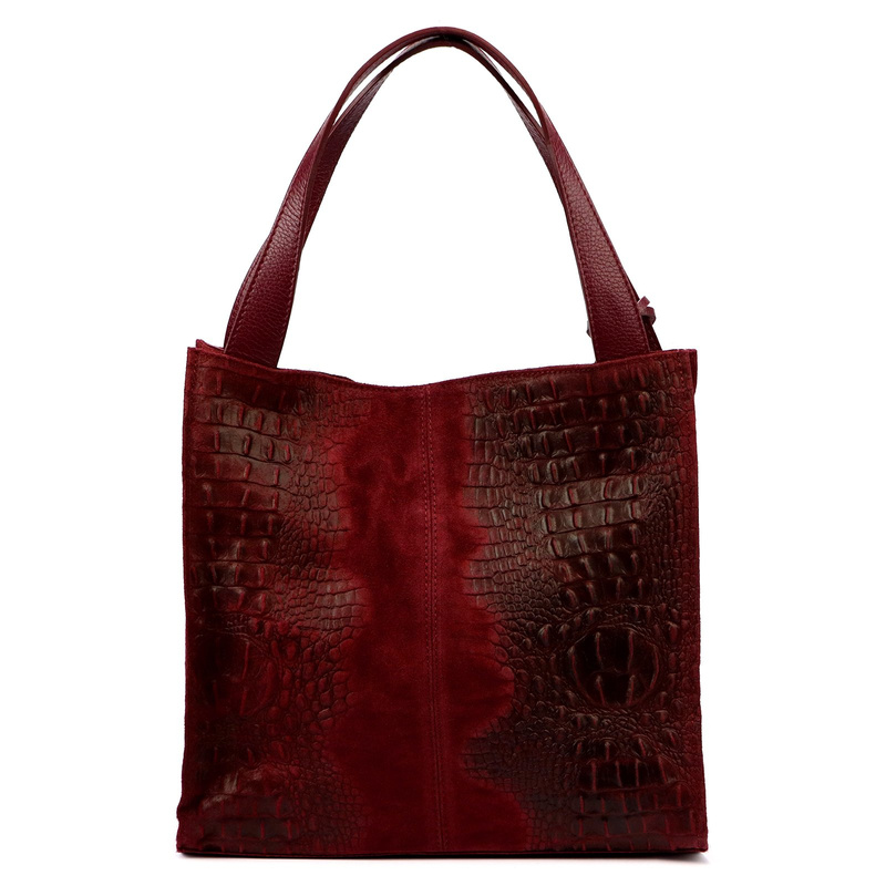 Damska torebka ze skóry naturalnej Luka 26-010 CROCO