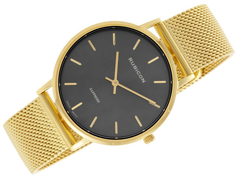 ZEGAREK DAMSKI RUBICON RNBD76 - SZAFIROWE SZKŁO (zr619b)