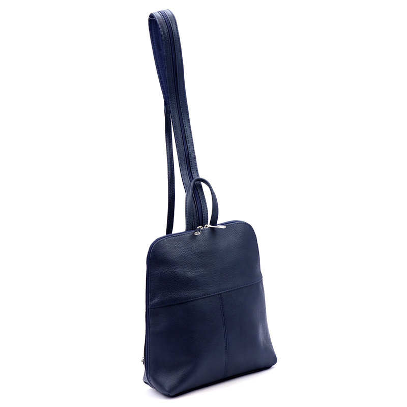 Stylowy Praktyczny Damski plecak-torebka skórzana z kieszeniami Voyager