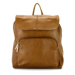 Voyager Miejski damski plecak ze skóry naturalnej z kieszeniami