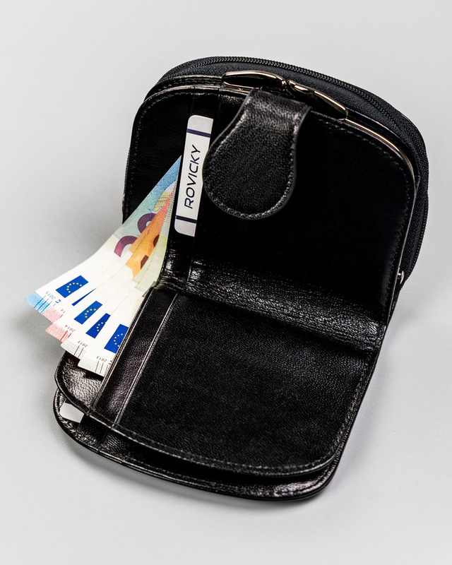 Zgrabny mały damski portfel skórzany Lorenti RFID