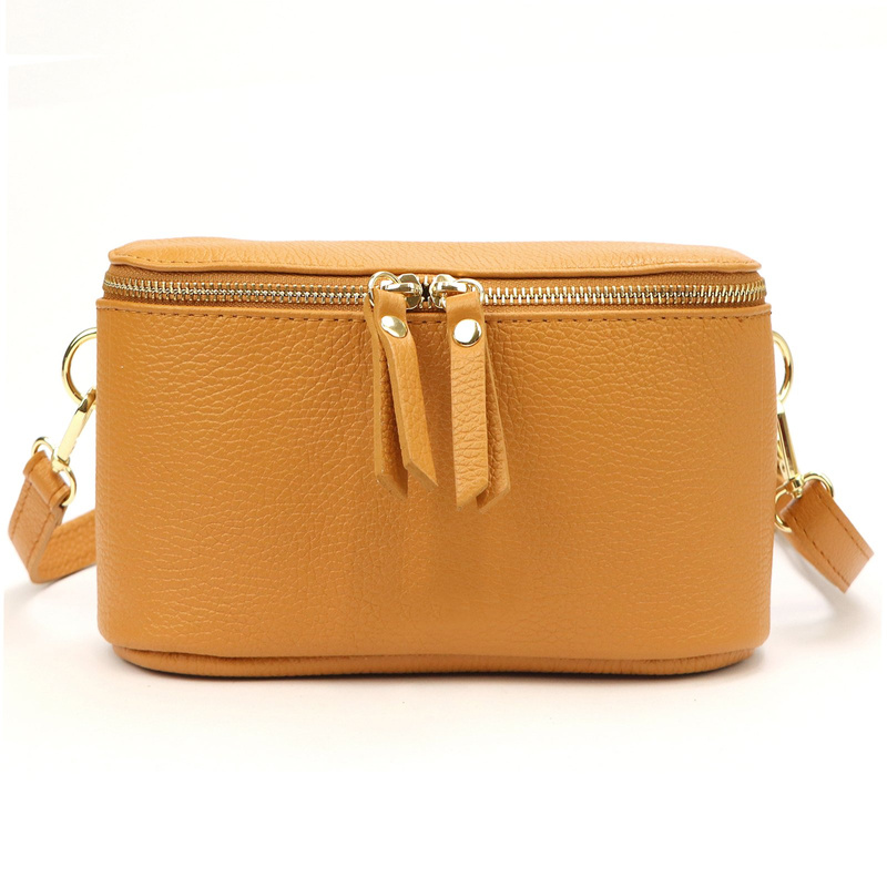 MiaMore Damska nerka saszetka przez ramię skóra naturalna miejska