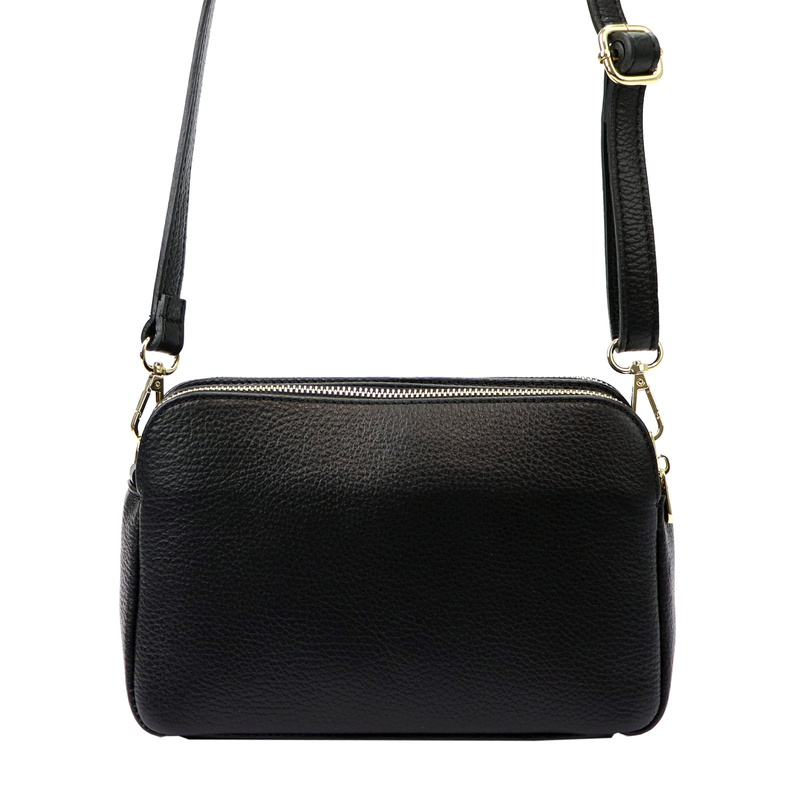 Skórzana damska elegancka listonoszka od MiaMore