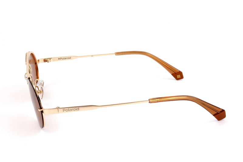 Okulary POLAROID PLD6094-S-01Q. Okulary przeciwsłoneczne, Kolor brązowy złoty. Unisex.