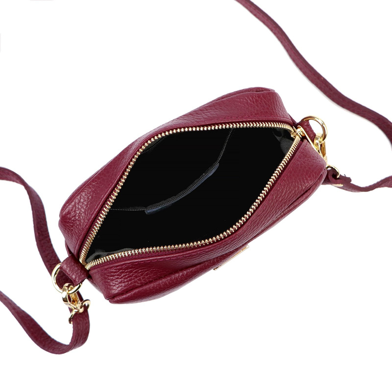 MiaMore damska listonoszka skóra naturalna torebka na ramię miejska