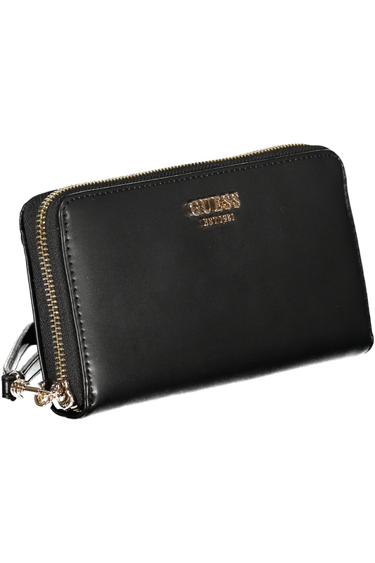 CZARNY PORTFEL DAMSKI GUESS JEANS