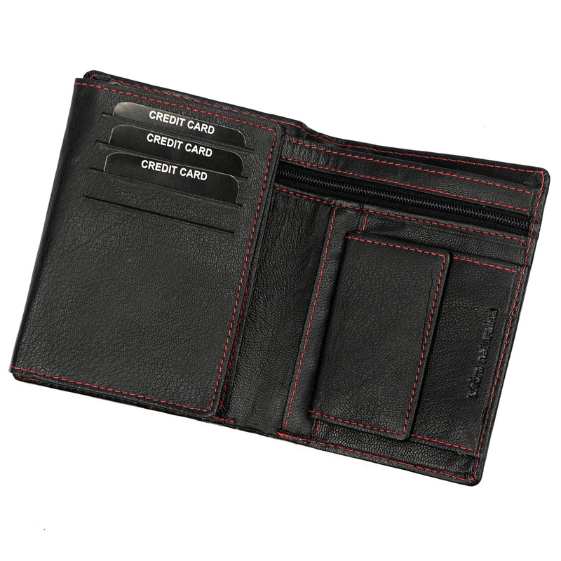 Skórzany męski portfel Money Kepper CC 5400