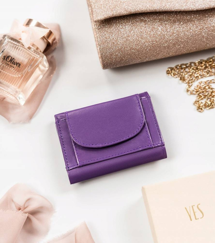 Damski portfel ze skóry ekologicznej Peterson PTN RD-SWZX-86-MCL