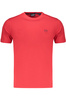 Wiśniowy T-shirt męski Baci & Abbracci BAM3381