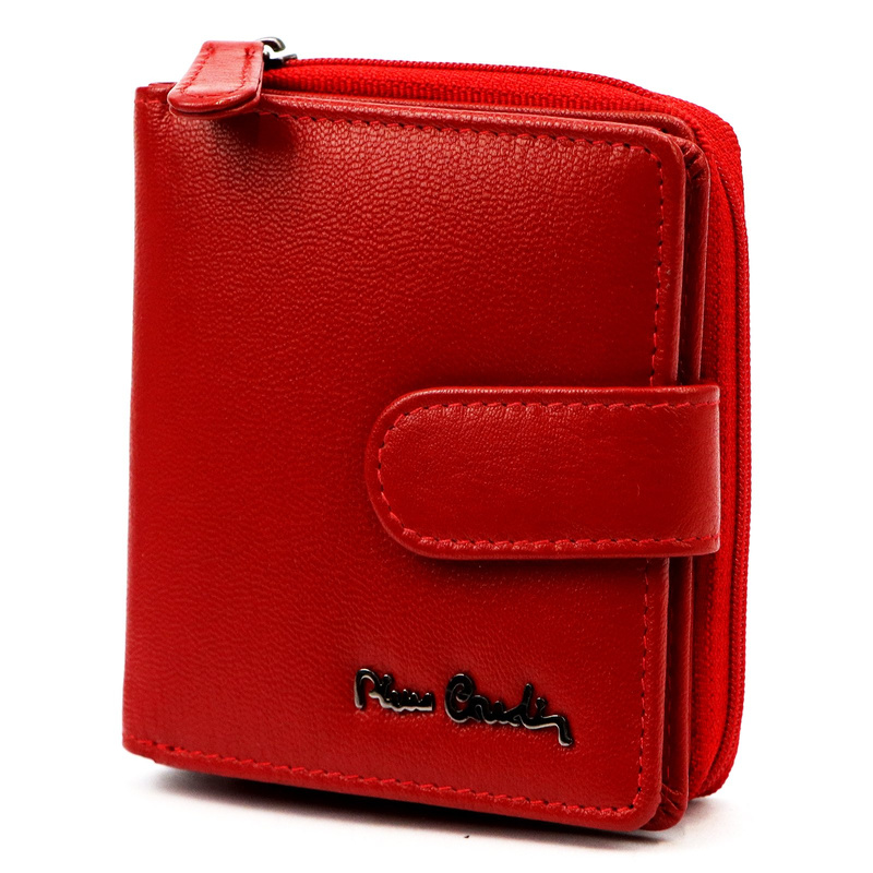 Pierre Cardin portfel damski pionowy skóra naturalna portmonetka RFID