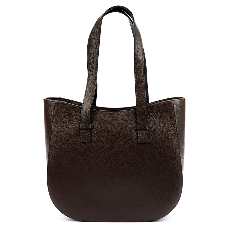 Elegancka Skórzana damska shopperbag torebka na ramię Gregorio z kieszenią