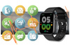 SMARTWATCH UNISEX GRAVITY GT3-3 - ROZMOWY BLUETOOTH, WŁASNE TARCZE (sg022c)