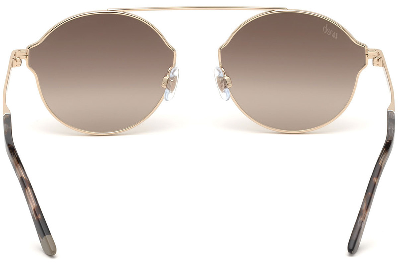 Okulary WEB EYEWEAR WE0243-32G. Okulary przeciwsłoneczne, Kolor złoty. Unisex.