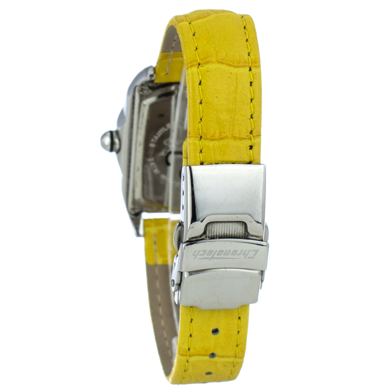 Zegarek CHRONOTECH CT9743L-05. Kwarcowy, Kolor żółty. Kobieta.