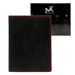 Norwegia, skórzany męski portfel Money Kepper SN5601 RFID