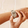 Zegarek CASIO A100WEF-8AEF. Kwarcowy, Kolor beżowy. Unisex.