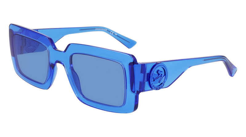 Okulary LONGCHAMP LO743S5323400. Okulary przeciwsłoneczne, Kolor niebieski. Kobieta.