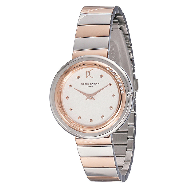Zegarek PIERRE CARDIN CF.1010.MU.3. Kwarcowy, Kolor biały. Kobieta.