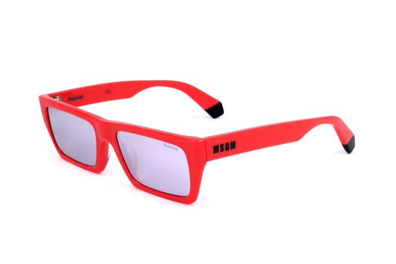 Okulary POLAROID PLDMSGM1G0A4. Okulary przeciwsłoneczne, Kolor czerwony. Mężczyzna.