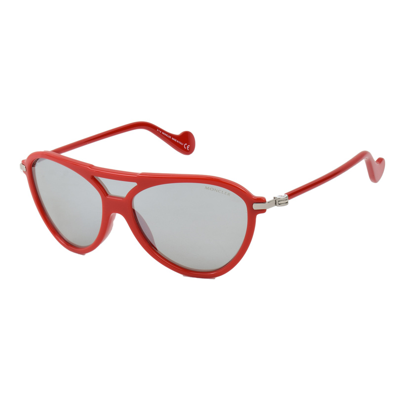 Okulary MONCLER ML0054-67C. Okulary przeciwsłoneczne, Kolor czerwony. Unisex.